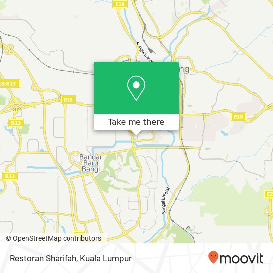 Restoran Sharifah map