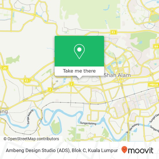 Peta Ambeng Design Studio (ADS), Blok C