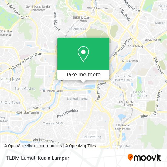 TLDM Lumut map