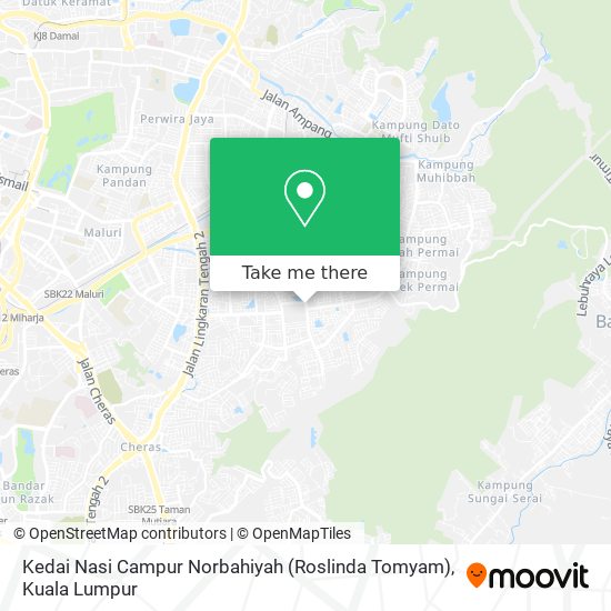 Kedai Nasi Campur Norbahiyah (Roslinda Tomyam) map