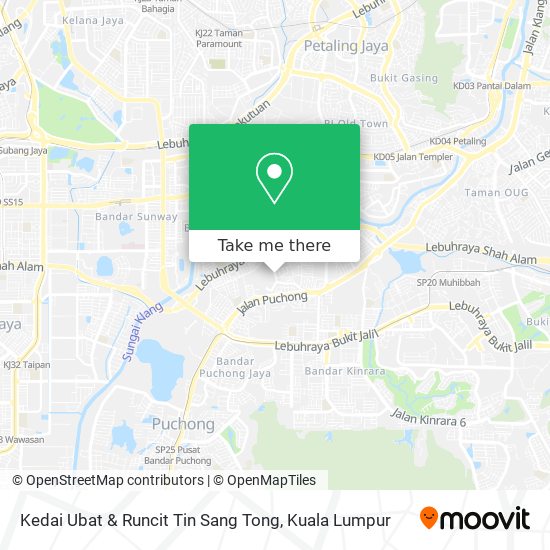 Kedai Ubat & Runcit Tin Sang Tong map