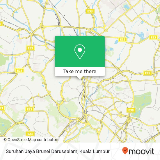 Suruhan Jaya Brunei Darussalam map