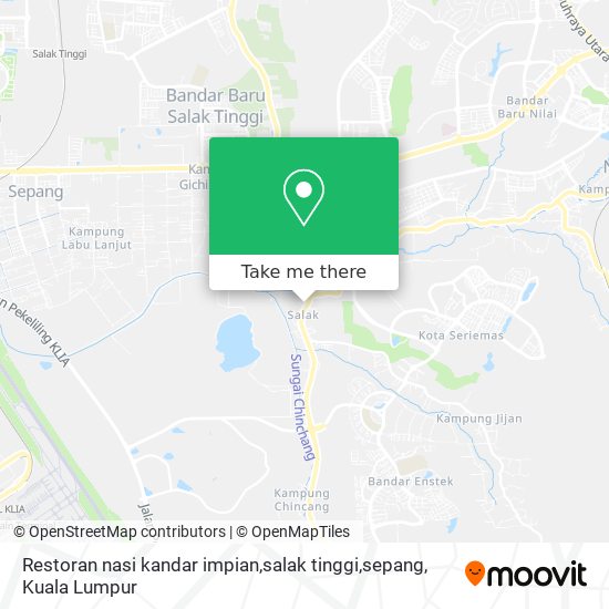 Restoran nasi kandar impian,salak tinggi,sepang map