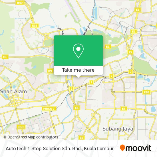 AutoTech 1 Stop Solution Sdn. Bhd. map