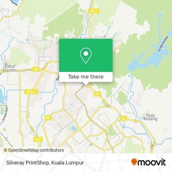 Silveray PrintShop map