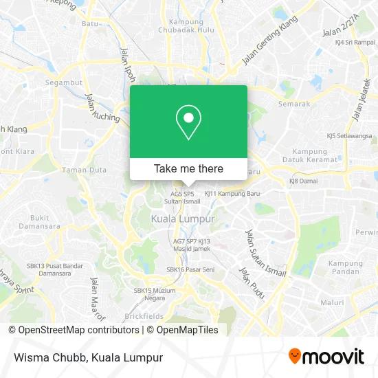Wisma Chubb map