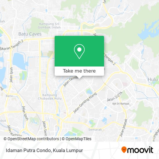 Idaman Putra Condo map