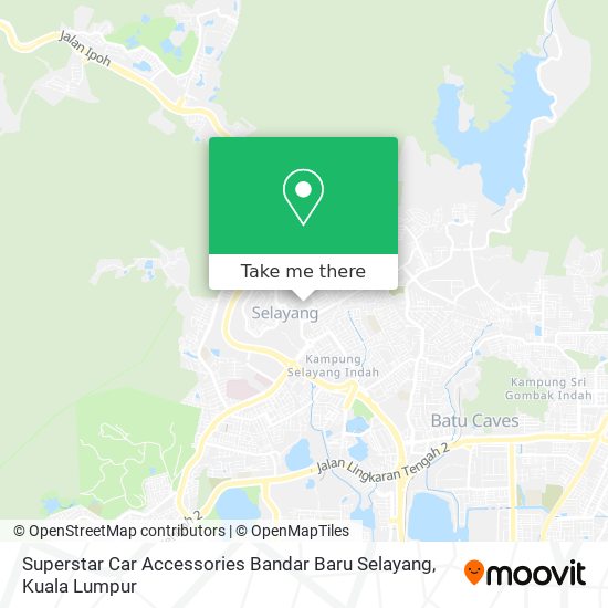 Superstar Car Accessories Bandar Baru Selayang map