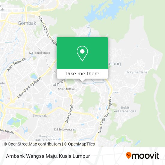 Peta Ambank Wangsa Maju