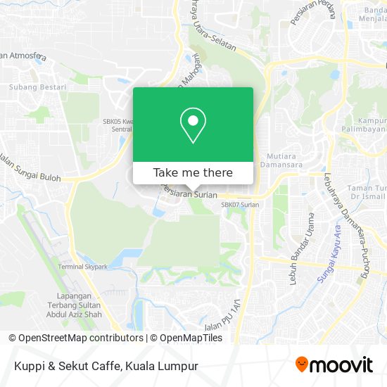 Kuppi & Sekut Caffe map