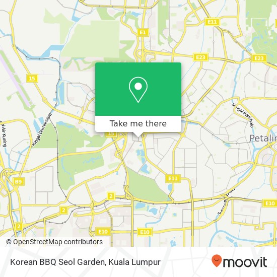 Korean BBQ Seol Garden map