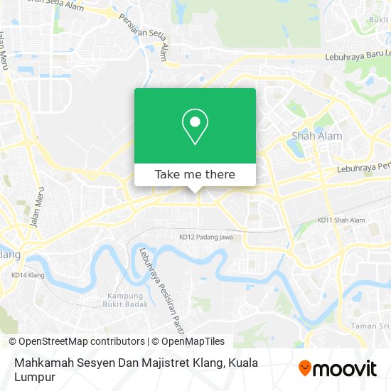 Mahkamah Sesyen Dan Majistret Klang map