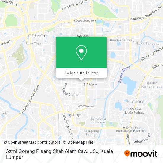 Azmi Goreng Pisang Shah Alam Caw. USJ map