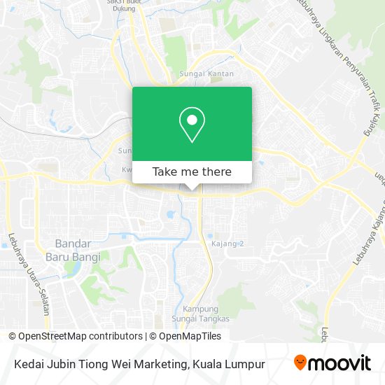 Peta Kedai Jubin Tiong Wei Marketing