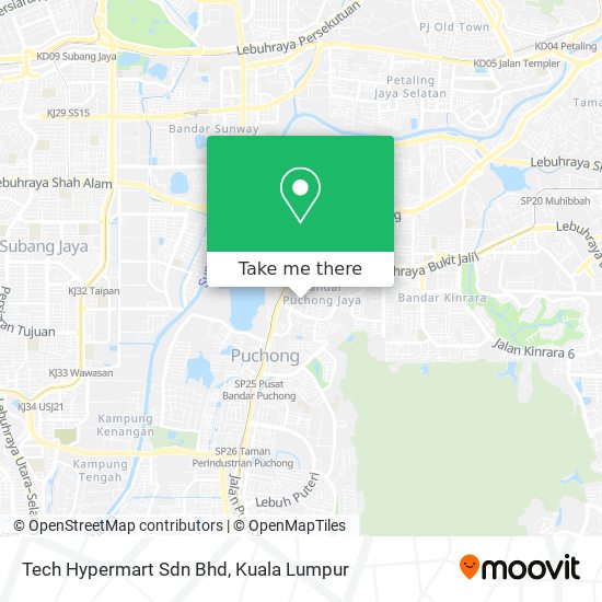 Tech Hypermart Sdn Bhd map