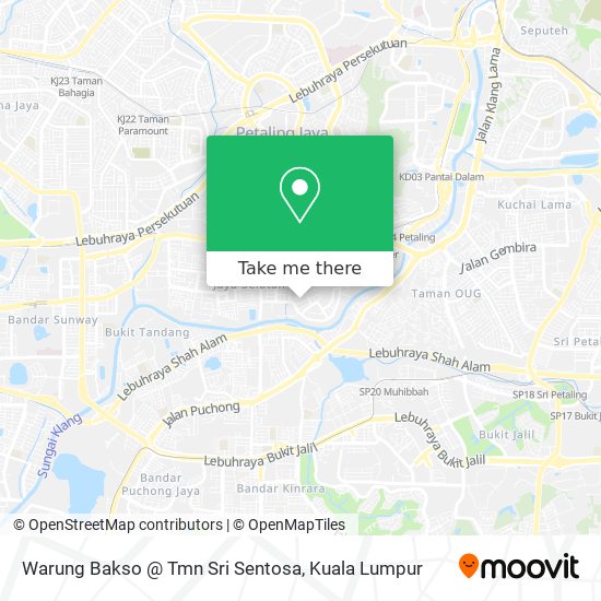 Warung Bakso @ Tmn Sri Sentosa map