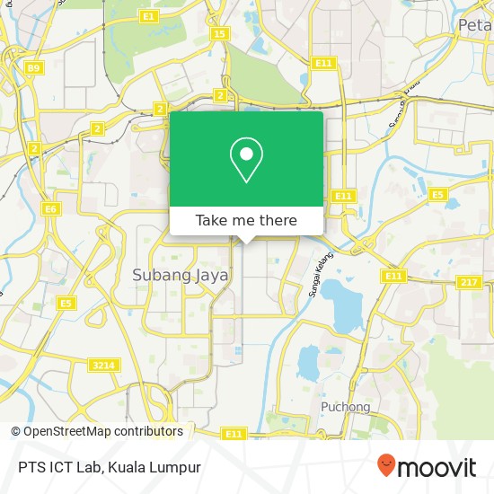 PTS ICT Lab map