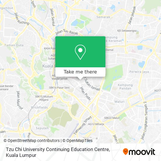 Tzu Chi University Continuing Education Centre map