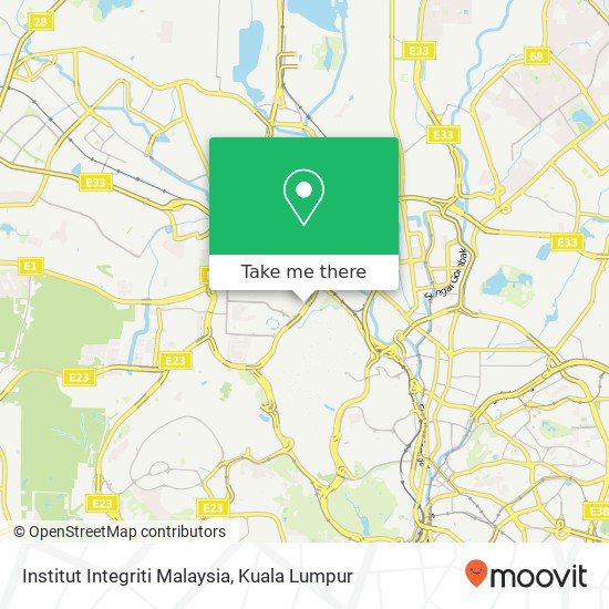 Institut Integriti Malaysia map