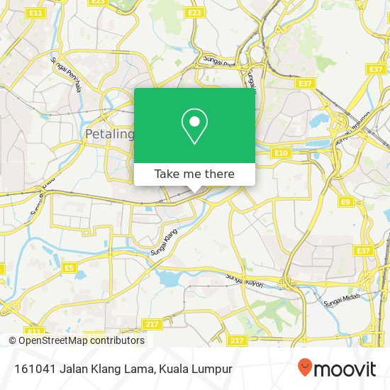 161041 Jalan Klang Lama map