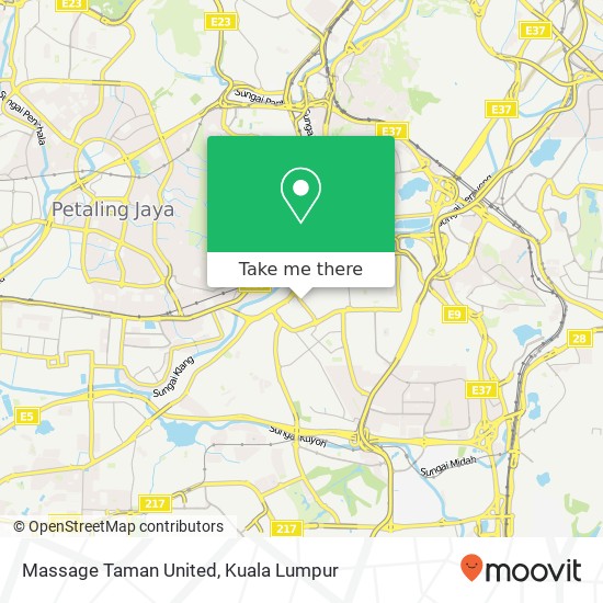 Peta Massage Taman United