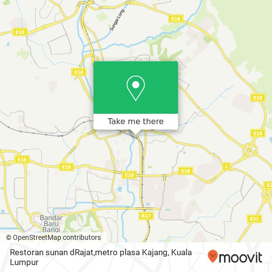 Restoran sunan dRajat,metro plasa Kajang map