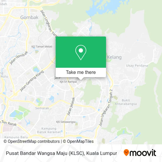 Pusat Bandar Wangsa Maju (KLSC) map