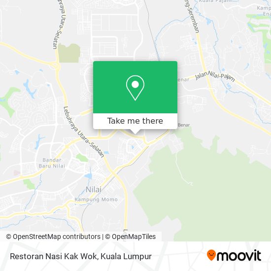 Peta Restoran Nasi Kak Wok