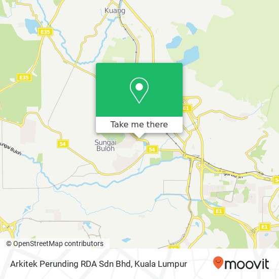 Arkitek Perunding RDA Sdn Bhd map