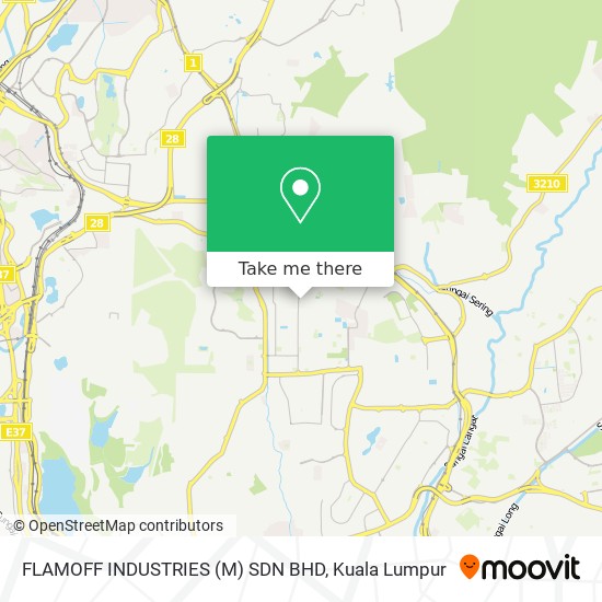 FLAMOFF INDUSTRIES (M) SDN BHD map