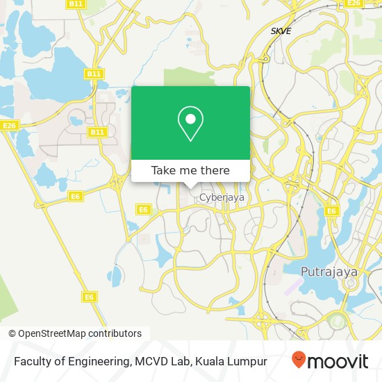 Faculty of Engineering, MCVD Lab map