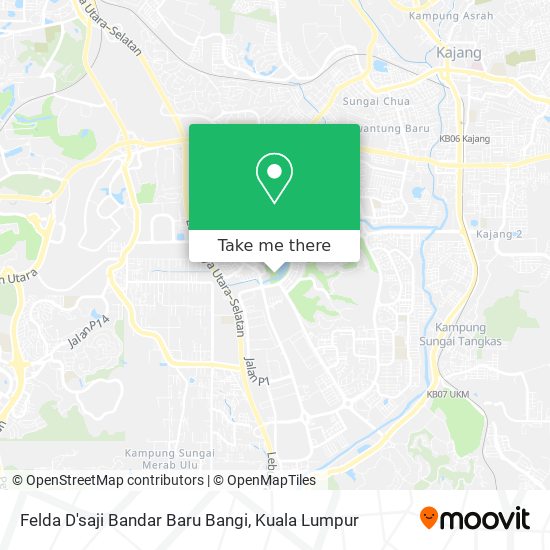 Felda D'saji Bandar Baru Bangi map