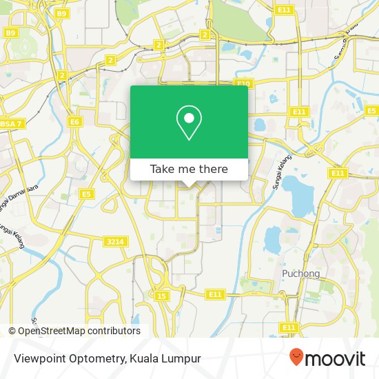 Viewpoint Optometry map