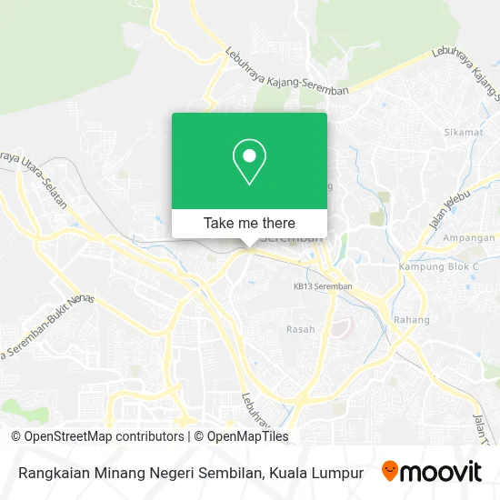 Rangkaian Minang Negeri Sembilan map