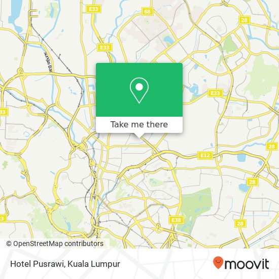 Hotel Pusrawi map
