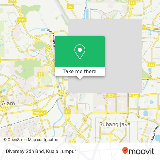 Diversey Sdn Bhd map