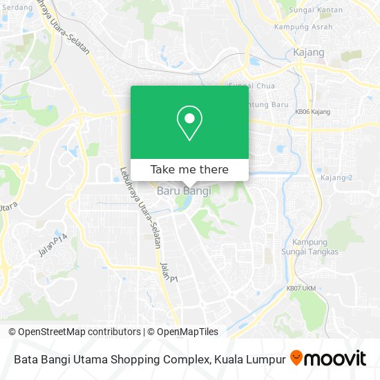 Bata Bangi Utama Shopping Complex map