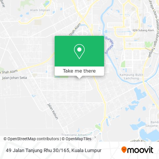 Peta 49 Jalan Tanjung Rhu 30/165