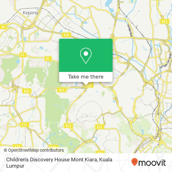 Children's Discovery House Mont Kiara map