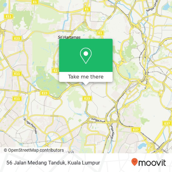 56 Jalan Medang Tanduk map