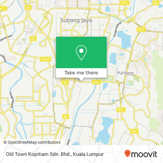 Old Town Kopitiam Sdn. Bhd. map