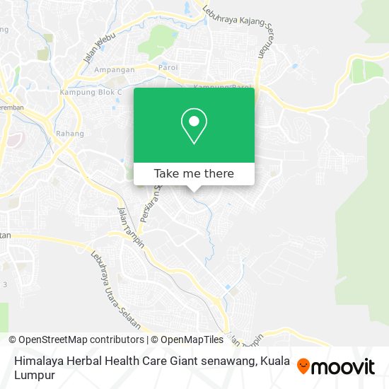 Peta Himalaya Herbal Health Care Giant senawang