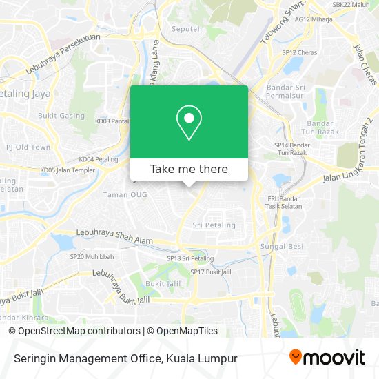 Peta Seringin Management Office