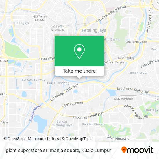 giant superstore sri manja square map