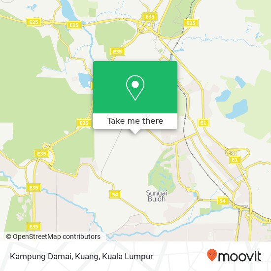 Kampung Damai, Kuang map
