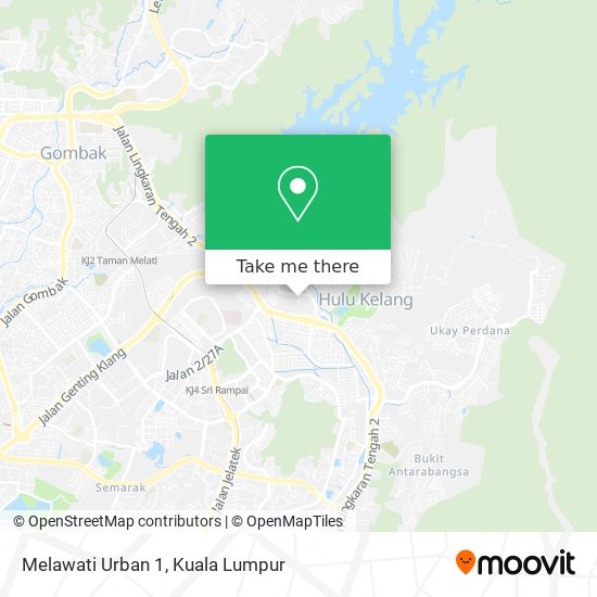 Melawati Urban 1 map