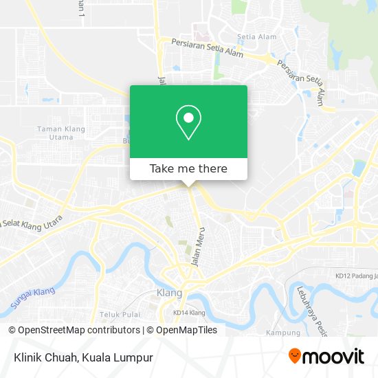 Klinik Chuah map