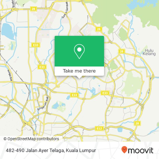 482-490 Jalan Ayer Telaga map