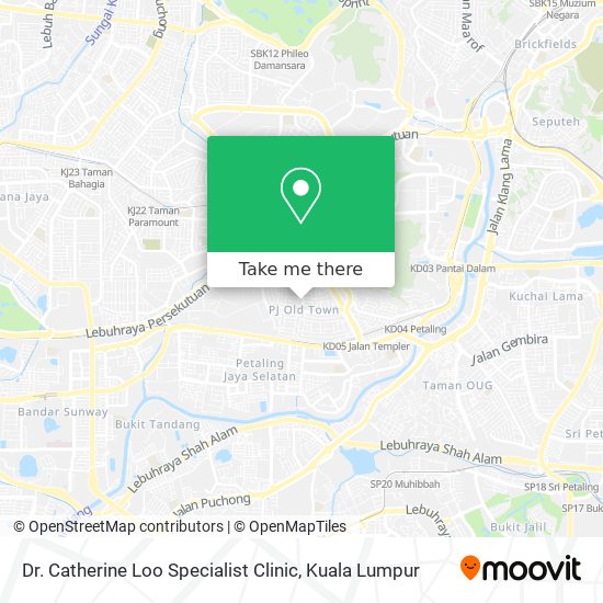 Dr. Catherine Loo Specialist Clinic map