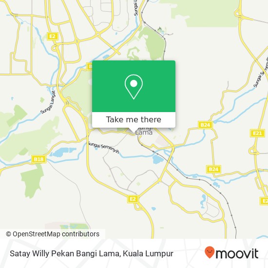 Peta Satay Willy Pekan Bangi Lama